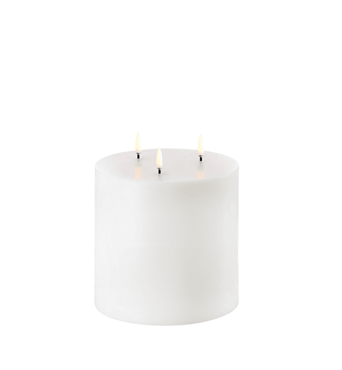 Triple Flame Pillar Candle diam. 15