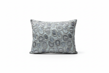 Cuscino argento con filigrane oro