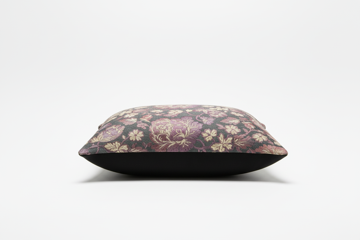 Luxury floral cushion perfect frontal view